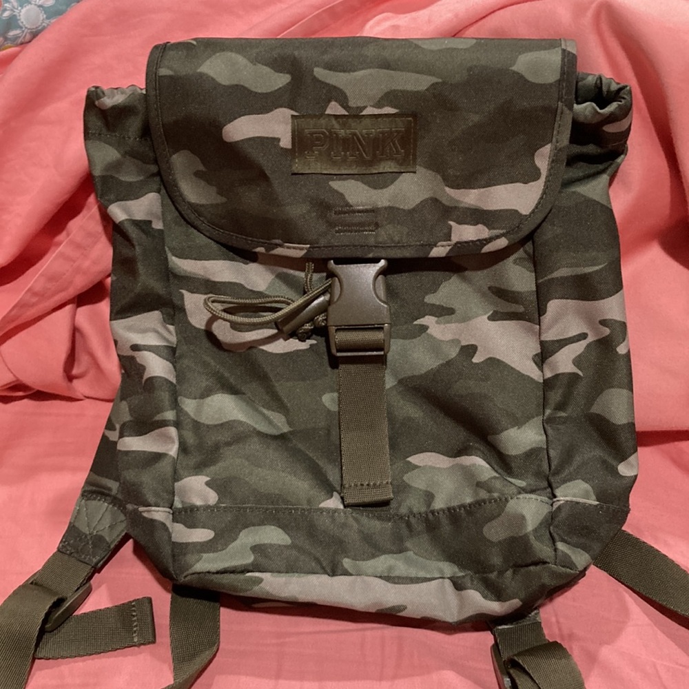 Victorias Secret PINK Mini Camo Backpack